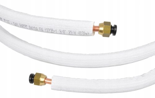 Kupferrohr für Klimaanlage, Set 1/4+1/2, 7 Meter