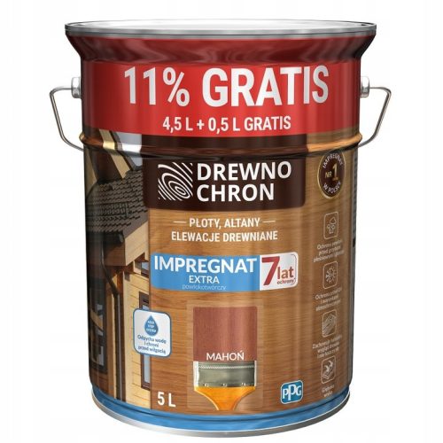  Holzschutzmittel extra filmbildend Mahagoni 5L