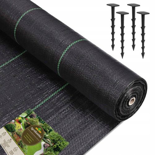 Agrartextil - Landwirtschaftliches Mulchgewebe (Anti-Unkraut) Eco Garden schwarz 80 x 5000 cm 90 g/m²
