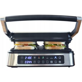  Lund 67450 faltbarer Elektrogrill silber/grau 2000 W