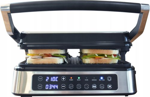  Lund 67450 faltbarer Elektrogrill silber/grau 2000 W