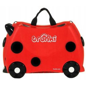  Trunki Kinderkoffer 18 l Schwarz, Rottöne