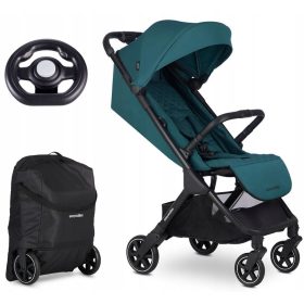    EASYWALKER Jackey Kinderwagen Teal Green + Lenker für Easywalker Kinderwagen schwarz