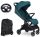  EASYWALKER Jackey Kinderwagen Teal Green + Lenker für Easywalker Kinderwagen schwarz