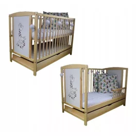  BRUNO Bett, Schublade, Kiefer, Couch, 120x60