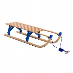  VT-Sport Klappschlitten Davos, braun, 110 cm