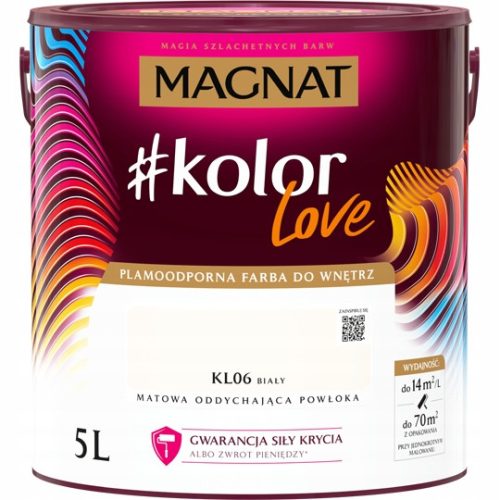 Magnat Latex-Wandfarbe 5 l Mattweiß