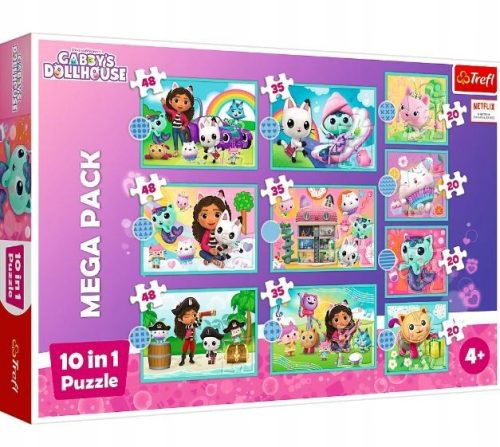  Trefl Puzzle 10in1 329 Teile In der Welt von Gabi CTF89096003
