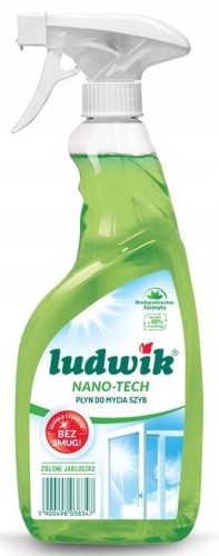  Ludwik Flüssigkeit für Glas und Fliesen 600 ml – Nano-Tech Apfelgrün