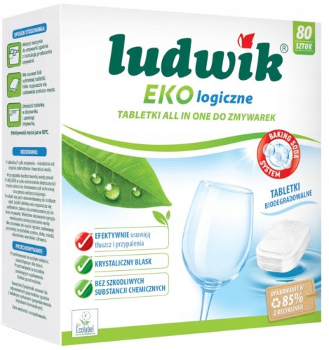  Ludwik ökologische All-in-One-Geschirrspültabs 80 Stk.