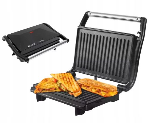  Elektro-Grilltoaster 800W Zilner schwarz