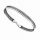  Silberarmband, steif, glatt, griechisches Muster 925