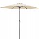 Sonnenschirm für Terrasse und Garten - Deuba-Regenschirm, Beige und Braun, 300 x 220 cm