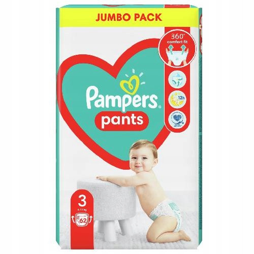  Pampers Pants Windeln Größe 3 62 Stk.