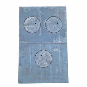  KÜCHENKOCHFELD AUS GUSSEISEN 72X46CM 2-TEILIGE KÜCHE