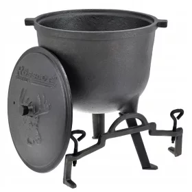  Ungarischer Gusseisen-Standkessel 8L Rossner