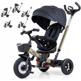    Milly Mally Movi Dreirad Fahrrad Weiß, Schwarz, Rot, Lila, Blau, Rosa, Grau, Türkis, Grün, Gold