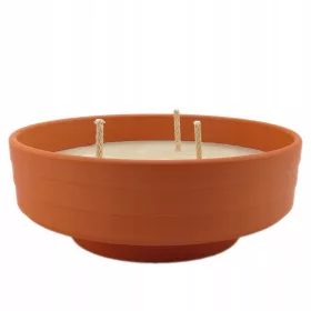  Große Keramikkerze, traditioneller Retro-Ton, 24c