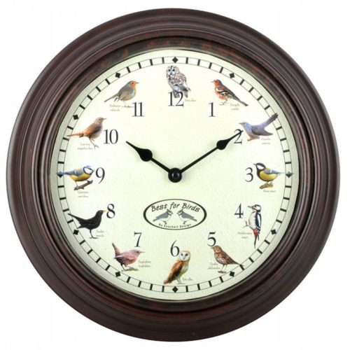  Wanduhr mit Vogelstimmen