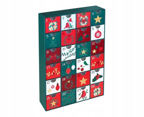  Adventskalender Weihnachtsboxen 5 x 22 cm