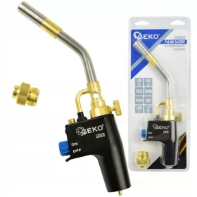 Geko G20030 Gaslötbrenner + Adapter