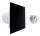 Ventika KLIQ100BASE + KLIQFP180GLASSBLK Badezimmerventilator 100 mm