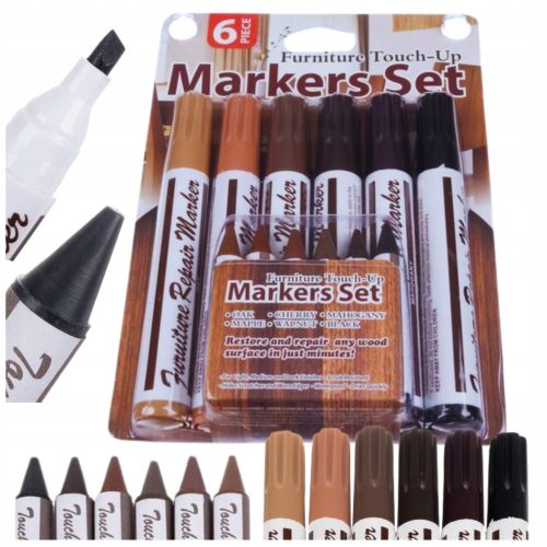 KIT ZUR REPARATUR VON MÖBELPLATTEN, MARKIERUNGEN, WACHSSTIFT