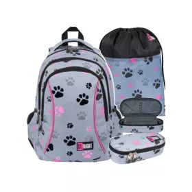 PAWS 3-in-1 SET ST.RIGHT SCHULRUCKSACK FÜR MÄDCHEN