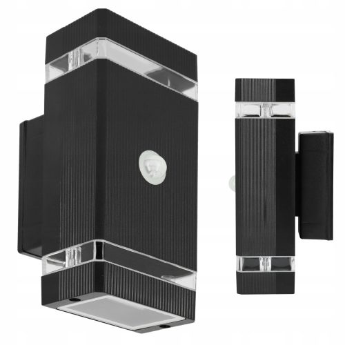  Smartled Gartenwandleuchte schwarz GU10 0 W