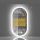  Ovaler Wandspiegel 500 x 800 mm
