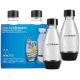  SET 2x SICHERUNGSFLASCHE SodaStream 0,5L SATURATOR
