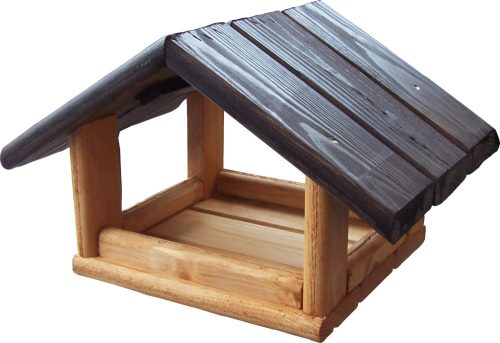  Drefko Vogelhäuschen aus Holz 34x27x25 cm