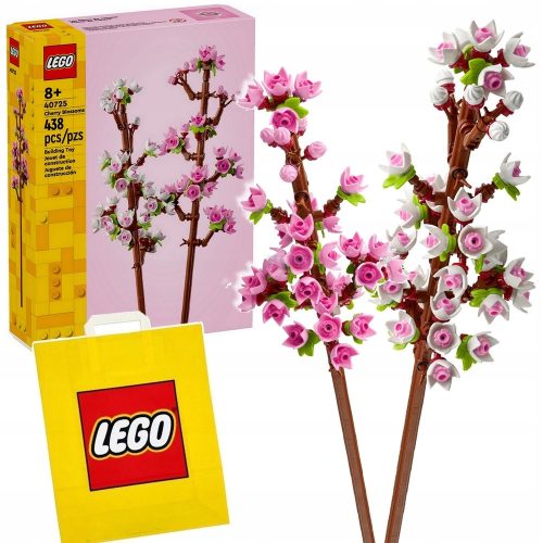  LEGO ICONS 40725 Kirschblüte + Papiertüte LEGO 6315786 gelb 24x8x18 cm