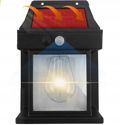 Gartenwandlampen, außen Q-LIGHT Gartenwandleuchte schwarz, integrierte 3-W-LED-Quelle