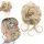  Kurzes synthetisches Haarteil für Damen von AccessorizeMe, dunkelblond
