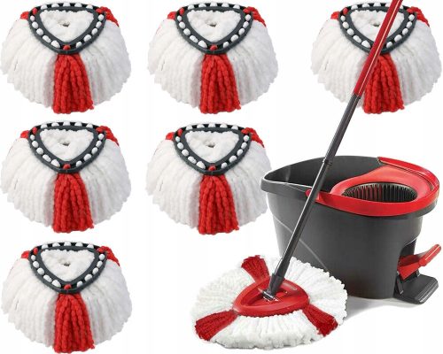 Nachfüllung für einen rotierenden Mopp 6x INSTALLATIONEN Nachfüllung für einen rotierenden Mopp VILEDA TURBO 35 cm