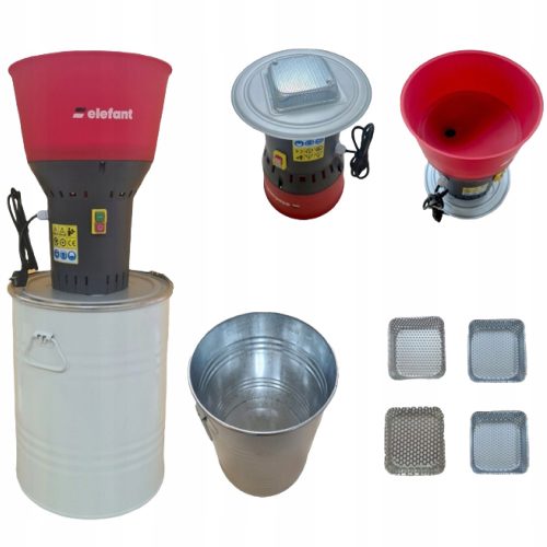  KÖRNERMÜHLE MÜHLE 1,5 kW SIEBEIMER 50L