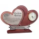  0013B-Holzstatuette mit Uhr