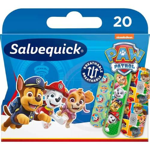  Orkla Care Salvequick Paw Patrol Kinderpflaster, wasserfest, 20 Stk.