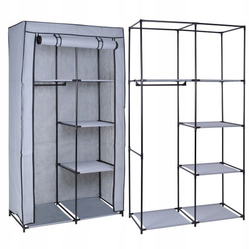  Gockowiak Kleiderschrank 5902340311738 90 x 170 x 45 cm Grautöne