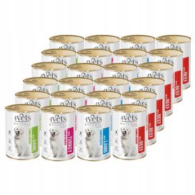  4Vets Natürliches Nassfutter Rind 0,4 kg