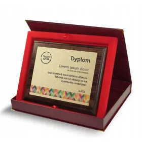  Geschenk Dankeschön Jubiläum - Diplom im Etui