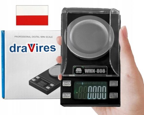  ELEKTRONISCHE SCHMUCKWAAGE 0,001g - 100g + Aufkleber