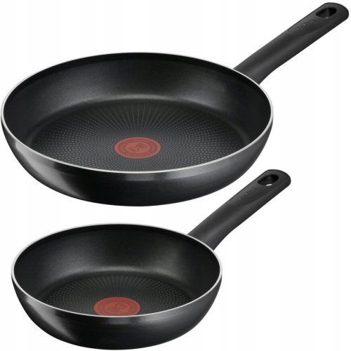 Bratpfannensets (Pfannensets) Tefal C3899022 Bratpfannen-Set, schwarz, 2-tlg.
