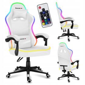  Huzaro Force 4.4 Gaming-Stuhl, weißer Stoff
