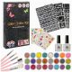  GROßES TATTOO-SET GLITTER-TATTOOS-VORLAGEN