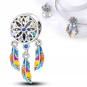  Charms für DREAMCATCHER-Armbänder, Silber C340