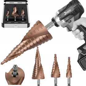 KOBALT-STUFENBOHRER FÜR METALL 4-32mm 3 Stk