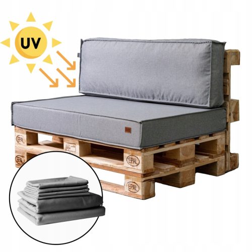  Bezugsset MIT UV-FILTER für Kissen, Gartenmöbel, Paletten 120x80x15