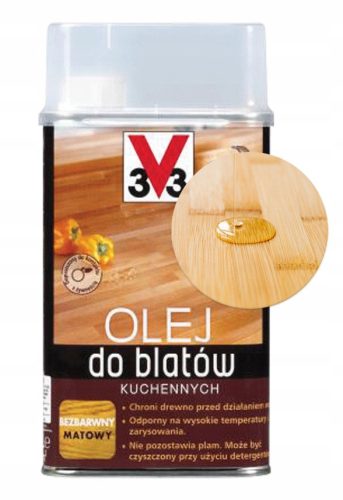  Öl für Küchenarbeitsplatten V33 Farblos 0,5l